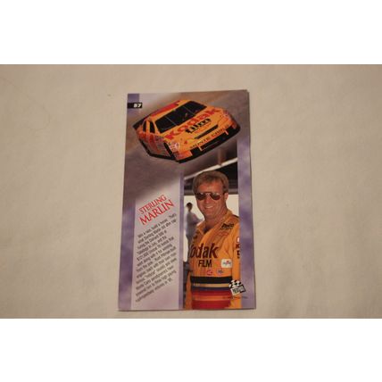 Sterling Marlin 1995 Press Pass Optima RED HOT NO. 54