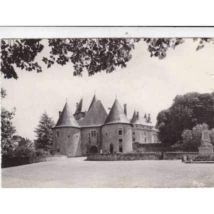 Pompadour Le Chateau Postcard posted 1968 corner crease