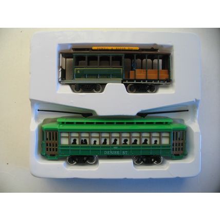 HO Scale Classic Streetcar Set of 2 3733