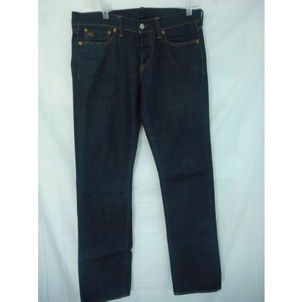 Ralph Lauren Dbl RL USA Made Japan woven Selvedge Jeans Men's 29W x 34L