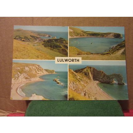 multiview, LULWORTH COVE, DORSET unused postcard =