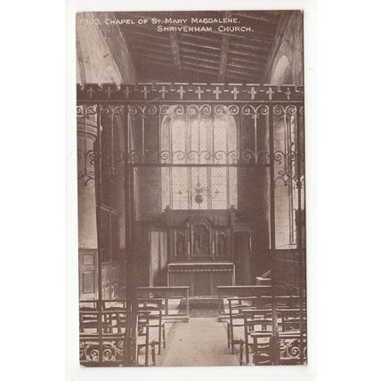 Church Chapel of St Mary Magdalene Shrivenham Postcard Oxfordshire