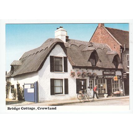 Bridge Cottage Crowland Postcard Lincolnshire