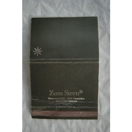 Matchbook cover Zum Stern Bistro