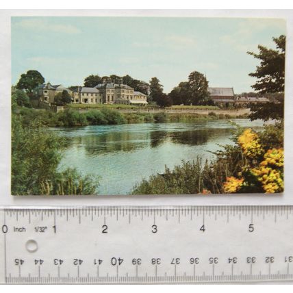 old Postcard Ednam House Hotel & River Tweed, Kelso