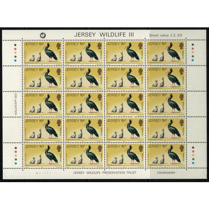 ZAYIX - Great Britain Jersey 217-221 MNH sheets Wildlife Preservation 072422SL10