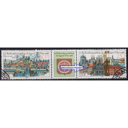 GERMANY DDR [1988] MiNr 3173+75 Zdr F24 ( OO/used )