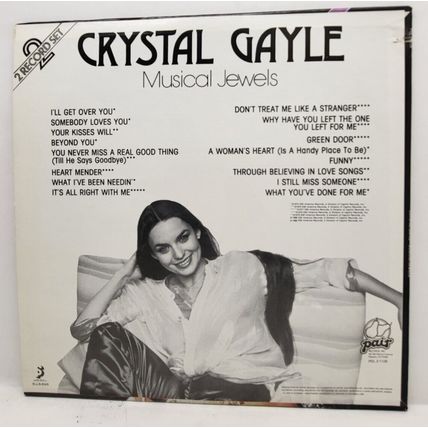 Crystal Gayle Musical Jewels 1968 LP Vinyl Record (P8)