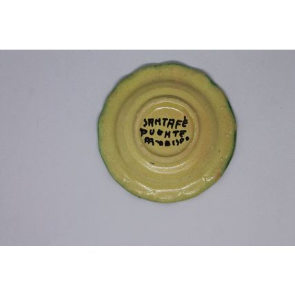 VTG Ashtray Travel Destination Souvenir Antigua Casa Madrid Pottery Hand Made