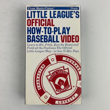 Little League's Official How-To-Play Baseball Video VHS Tape