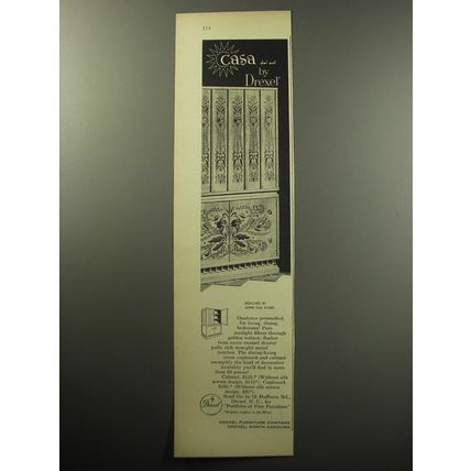 1957 Drexel Casa del Sol Furniture by John van Koert Advertisement