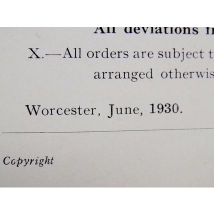 Steam, Live Steam, 1930 Sentinel Catalogue, Worcester