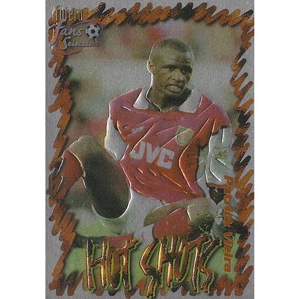 Futera's Arsenal 1999 Fans' Selection: Hot Shots Chrome Embossed, HS6 - Vieira (