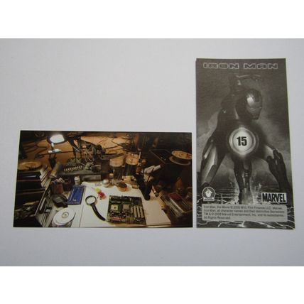 Marvel - Iron Man The Movie 2008 - Preziosi Sticker Drop-down Choice (e18)