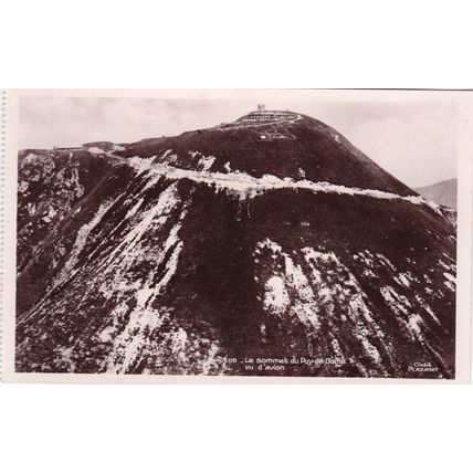 Sommet Puy de Dome France Real Photo Postcard unused VGC