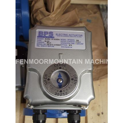 780702 Meson Butterfly Valve DN65 PN16 BPS Electric Actuator Marine Grade yacht