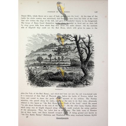Thistledon, Rutland, England, Book Illustration (Print), 1882