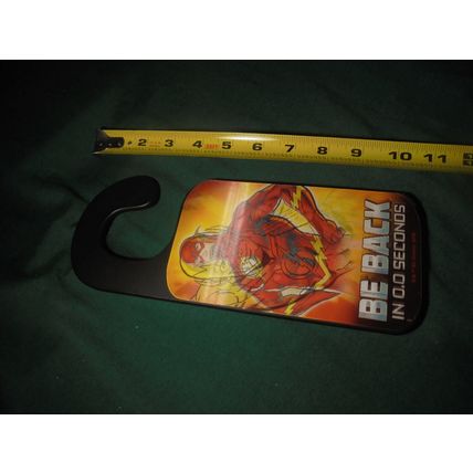 THE FLASH LENTICULAR HOLOGRAM DOOR HANG!! DC Comics! Wicked Cool! $22.00 Shipped