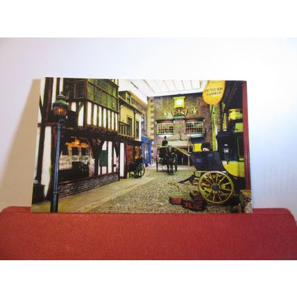 KIRKGATE, THE CASTLE MUSEUM, YORK used postcard 1978 pm =