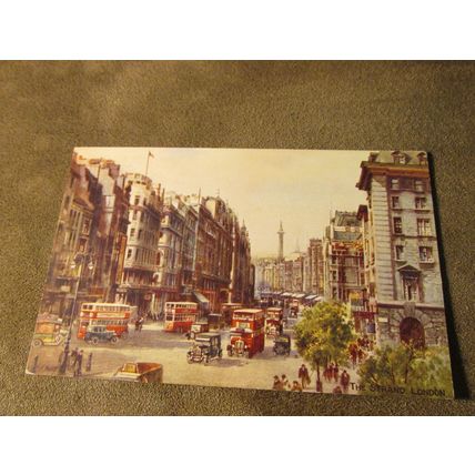 1930s Postcard - The Strand, London - Artist / A43