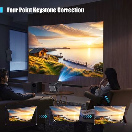 Magcubic Mini Projector Android 13 HY320 NTV Netflix 1080P 500ANSI Dual WiFi BT5
