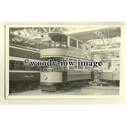 tm5328 - London Tram no 290 in Depot Shed - photograph