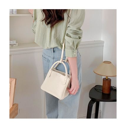 Women Leather Crossbody Bags Women's Tote Shoulder Bag White