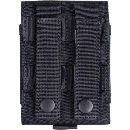 CMJ Supply fits Glock 17 19 22 23 Double Pistol 2-Mag Pouch Black Molle