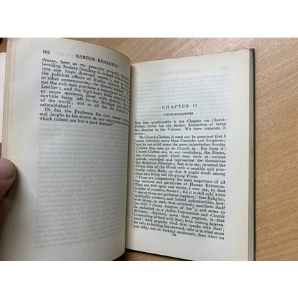 1906 "SARTOR RESARTUS" THOMAS CARLYLE ANTIQUE SMALL HARDBACK BOOK (P2)
