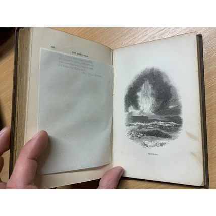 c1853 "COMPANION FOR LEISURE HOURS" ILLUSTRATED POETRY ANTIQUE BOOK (P3)