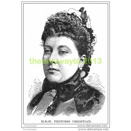 HRH Princess Christian, 1886, MODERN REPRODUCTION