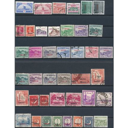 108 Stamp Selection - Pakistan - Used Hinged