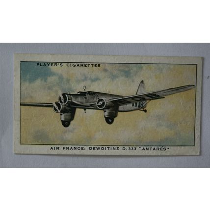 1936 John Player's International Air Liners 12 Air France Dewoitine D333 Antares