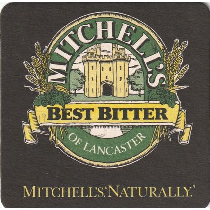 BEER MAT - MITCHELLS BREWERY - BEST BITTER - (Cat No 019) - (1987)