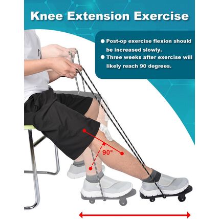 Knee Glide for Knee Replacement Recovery Aids Kit Knee Therapy Exercise Strength