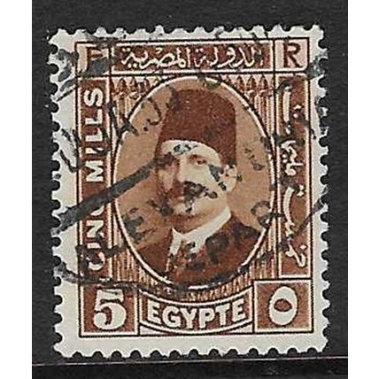 EGYPT 1927 5m USED SG156