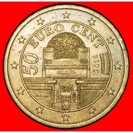 Ⰶ NORDIC GOLD (2002-2025): AUSTRIA ★ 50 EURO CENTS 2016 I2!★LOW START★NO RESERVE