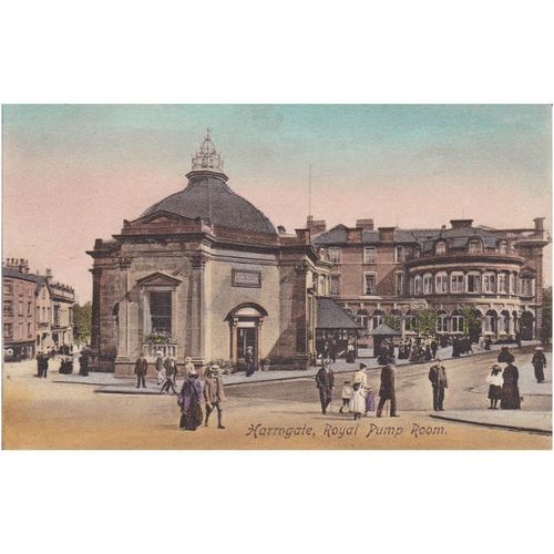 Harrogate Royal Pump Room Yorkshire Postcard YKS70635