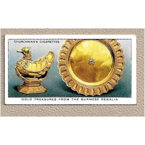 Vintage 1937 CHURCHMAN TREASURE TROVE Cigarette card 41