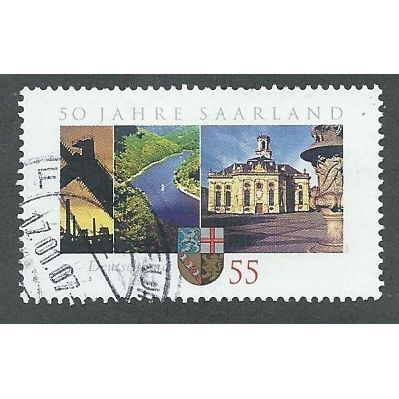 GER 2007 €0.55 'SAARLAND' FINE USED (EBID51-266)