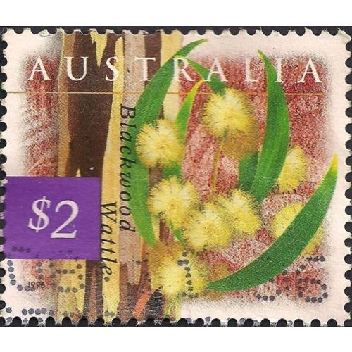AUSTRALIA, FLOWERS, Blackwood Wattle, violet 1996, $2
