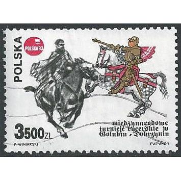 Mi 3442: 3500 Zl. mult. International Stamp Exhbition 'POLSKA '93,' Poznań