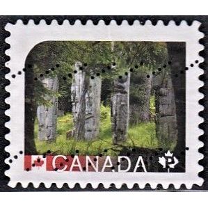 CANADA, 2016 'P' S'Gang Gwaay, SG 3009 (Scott #2891), used