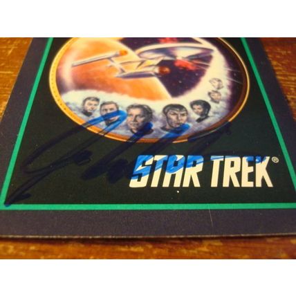 1991 Star Trek, Autograph Card, w/COA, WILLIAM SHATNER, Star Trek (A)