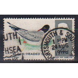 GB 1966 British Birds 4d Black Headed Gull SG696 used