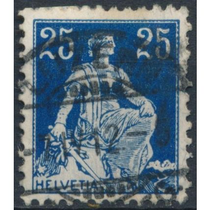 Helvetia: 25c - Switzerland 1908 - FH - MiNr 103x (G)