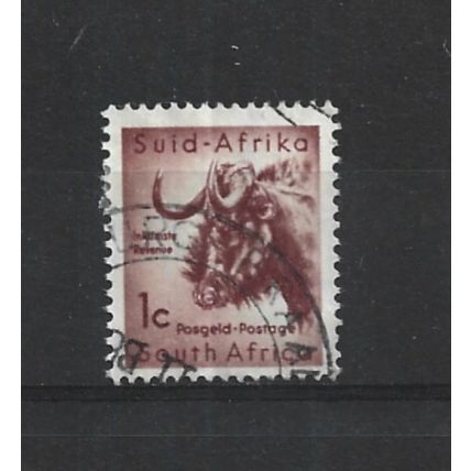 SouthAfrica.SG186 1c Black Wildebeest.Fine Used.Aug25b
