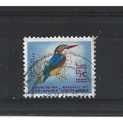 SouthAfrica.SG198 1/2c African Pygmy Kingfisher.Fine Used.Aug25f
