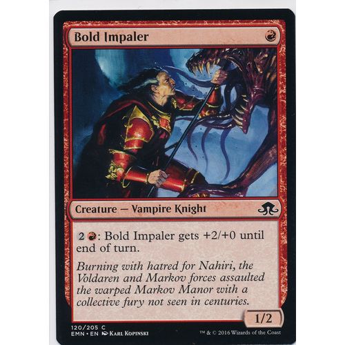 Magic the Gathering MTG Eldritch Moon 120/205 Bold Impaler