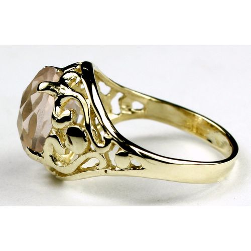 Rose Quartz, 10KY Gold Ring, R004